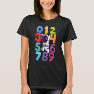 Nummerinlärningsräknare, matematik dag Math O T Shirt
