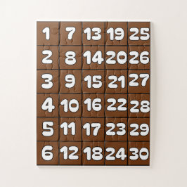 Nummerpussel 1 till 30 tal pussel