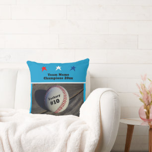 Nummerserier för Namn i ungdomsteamet Baseball Kudde