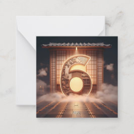 Nummerspelet - kortet på 6 anteckningskort