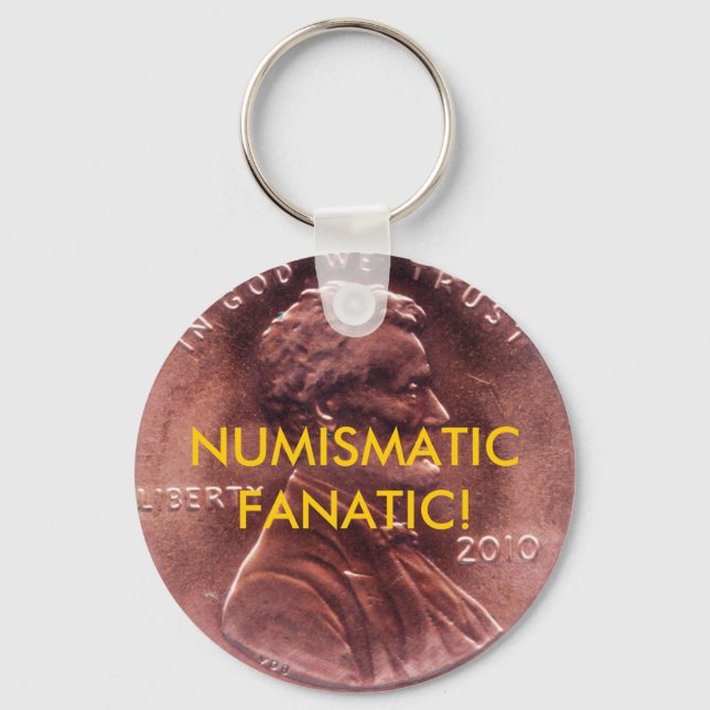 NUMMISMATISK FANATIK! Nyckel Chani Nyckelring (Framsida)