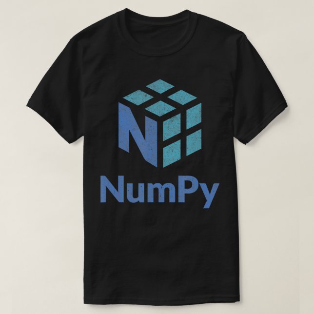 NumPy Python Bibliotek för Software Developers Pro T Shirt (Design framsida)