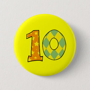 Numrera 10 knapp