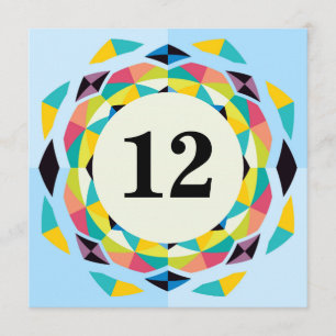 Numrera 12 - Festa inbjudan