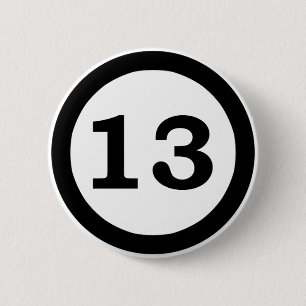 Numrera 13 knäppas knapp