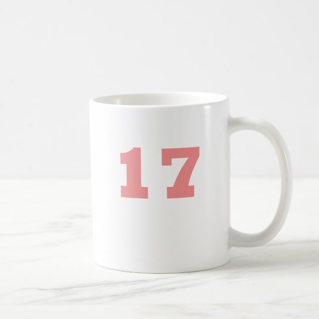 Numrera 17! kaffemugg (Höger)