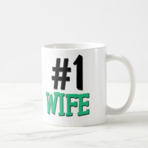 Numrera 1 fru kaffemugg