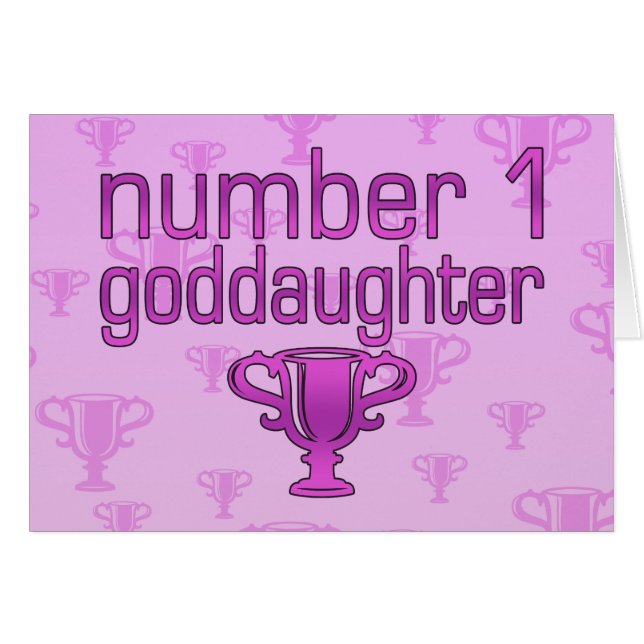 Numrera 1 Goddaughter OBS Kort (Framsidan Horizontal)