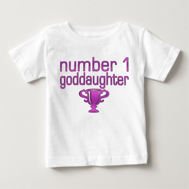 Numrera 1 Goddaughter T Shirt (Framsida)