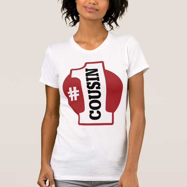 Numrera 1 kusin t-shirt (Framsida)