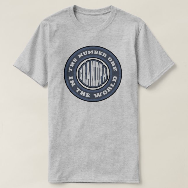 Numrera 1 morfarT-tröja T-shirt (Design framsida)