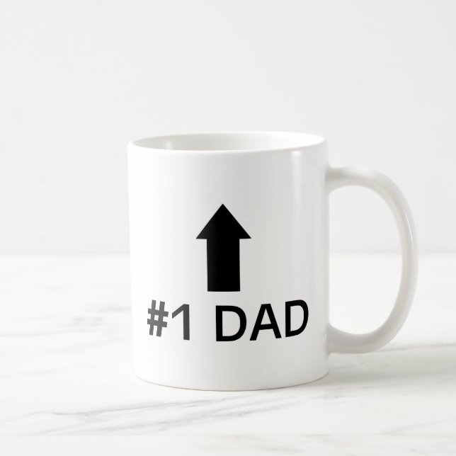 Numrera 1 pappa kaffemugg (Höger)