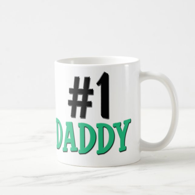 Numrera 1 pappa kaffemugg (Höger)