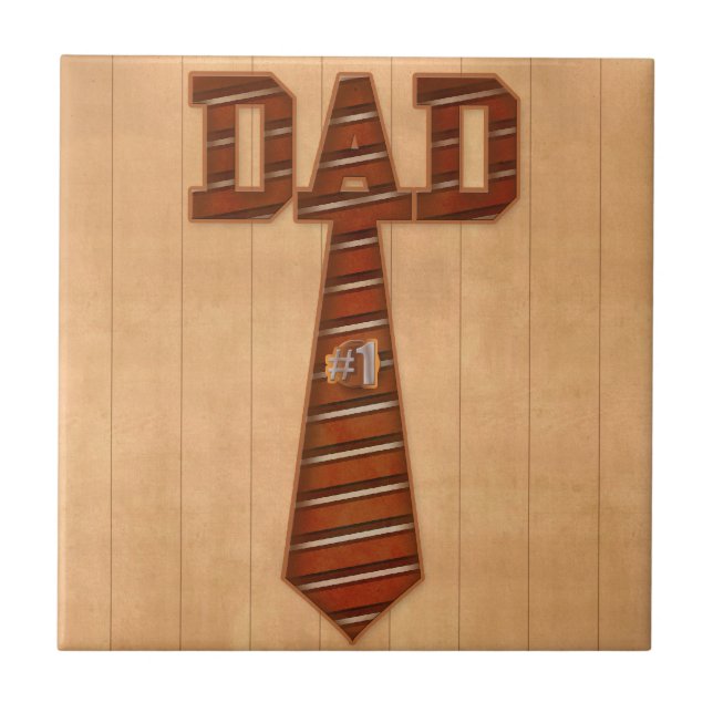 numrera 1 pappa kakelplatta (Framsidan)