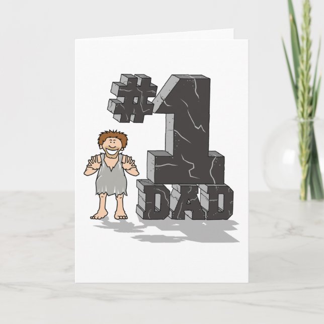Numrera 1 pappa kort (Framsida)