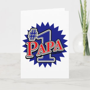 Numrera 1 pappa kort