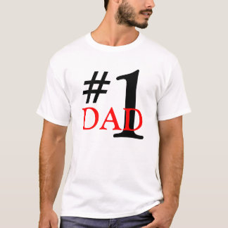Numrera 1 pappa t-shirt