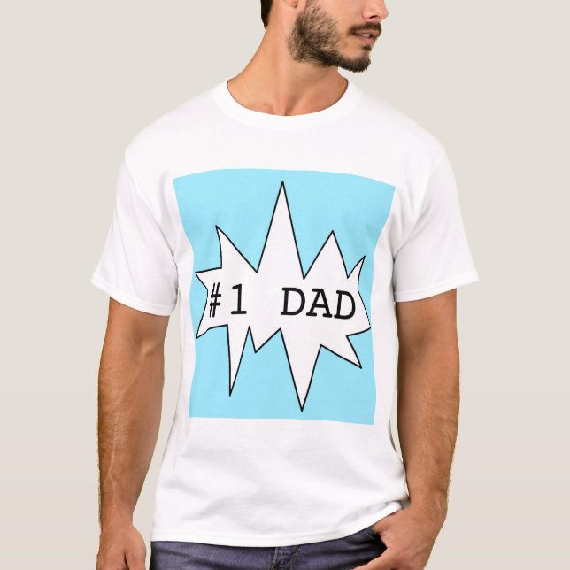 Numrera 1 pappa tee shirt (Framsida)