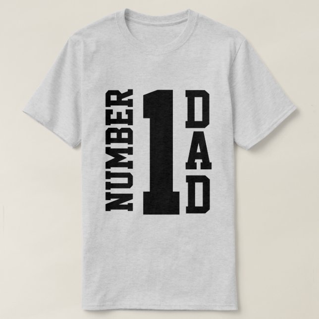Numrera 1 pappa tee shirt (Design framsida)