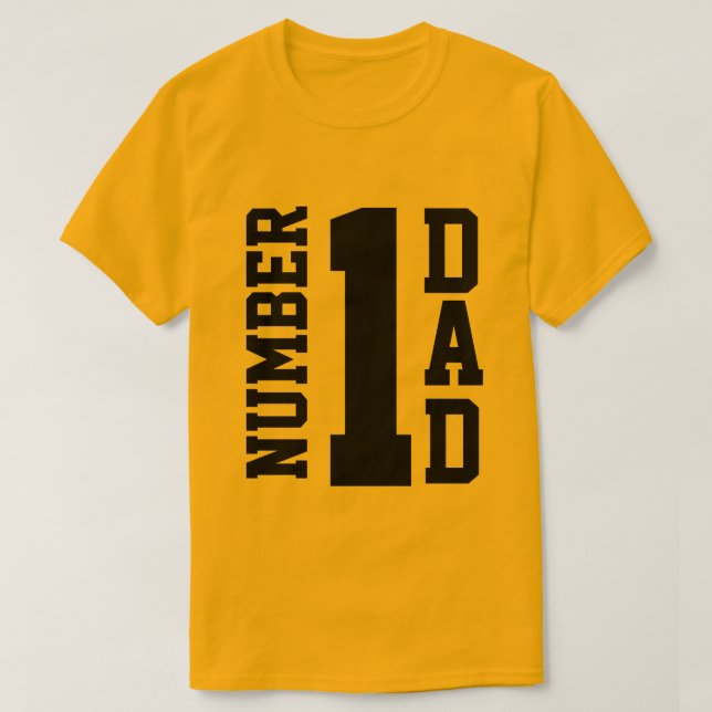 Numrera 1 pappa tee shirt (Design framsida)