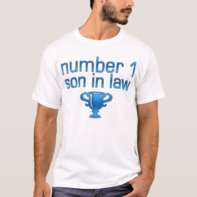 Numrera 1 Son i lag T-shirt (Framsida)