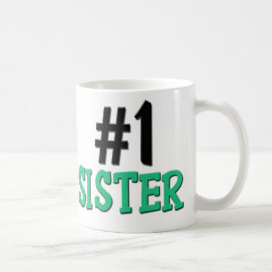 Numrera 1 syster kaffemugg