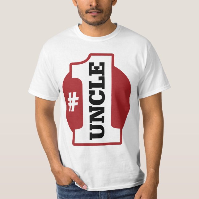 Numrera 1 Uncle T-shirt (Framsida)