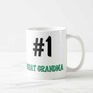 Numrera 1 underbara mormor kaffemugg