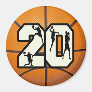 Numrera 20 basket magnet