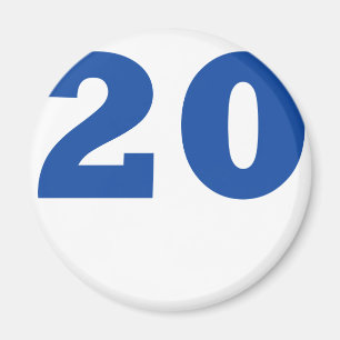 Numrera 20! magnet