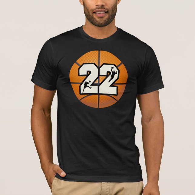 Numrera 22 basket tee (Framsida)