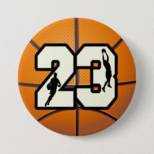Numrera 23 basket knapp