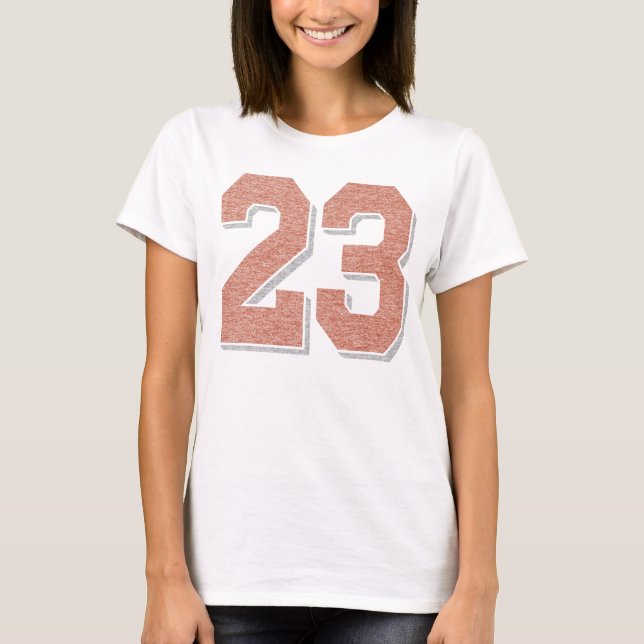 Numrera 23 tee shirt (Framsida)
