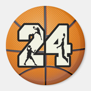 Numrera 24 basket magnet