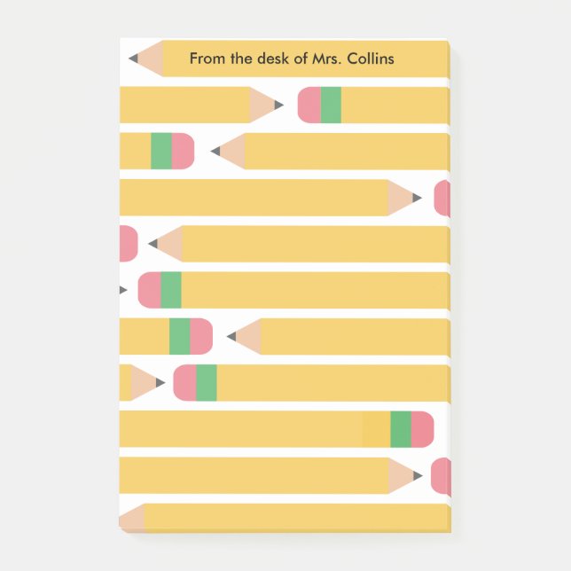 Numrera 2 ritar personligläraregillande post-it block (Framsida)