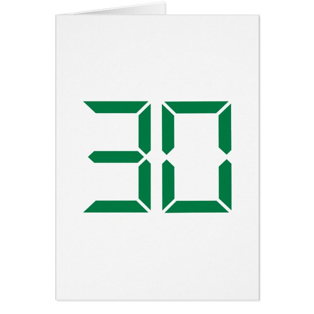 Numrera - 30 hälsningskort (Framsidan)