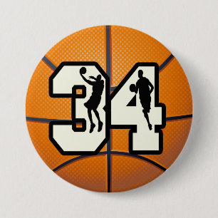 Numrera 34 basket knapp