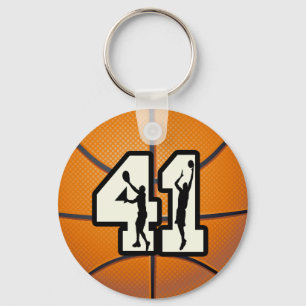 Numrera 41 basket nyckelring