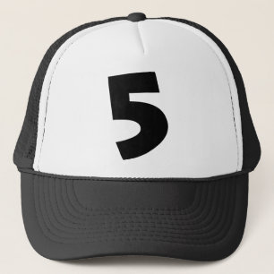 Numrera "5", truckerkeps