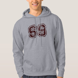 Numrera 69 sweatshirt med luva