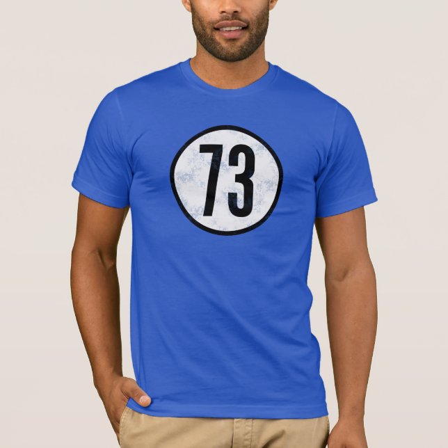 Numrera 73 t-shirt (Framsida)