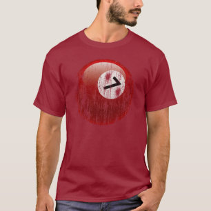 NUMRERA BOLL FÖR 7 BILJARD - SOM ERODERAS OCH T-SHIRT