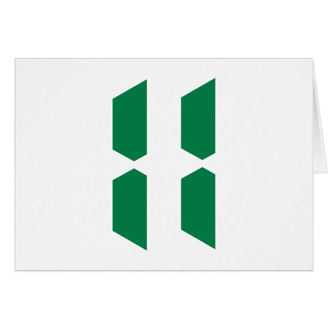 Numrera - elva - 11 hälsningskort (Framsidan Horizontal)