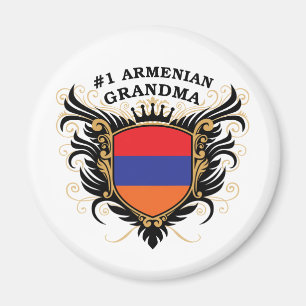 Numrera en armenisk mormor magnet
