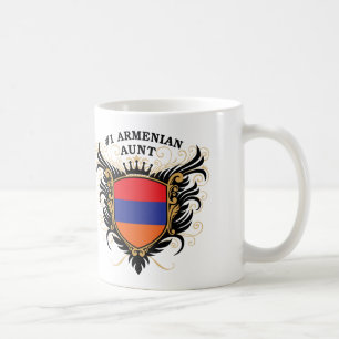 Numrera en armenisk moster kaffemugg