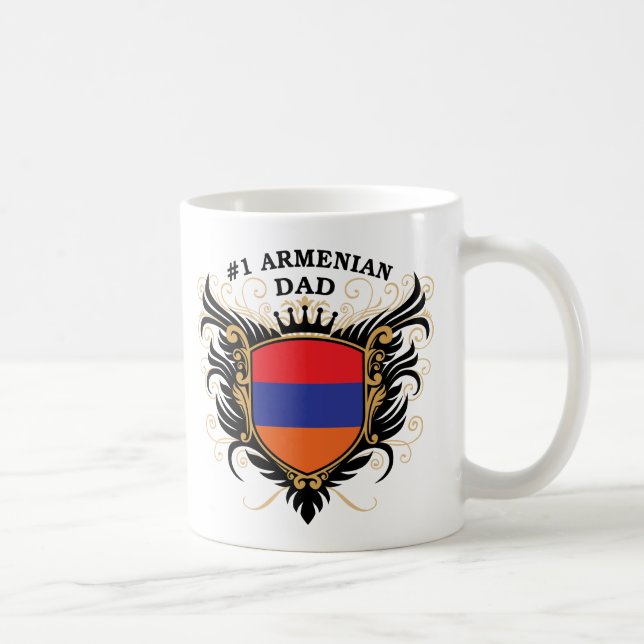 Numrera en armenisk pappa kaffemugg (Höger)