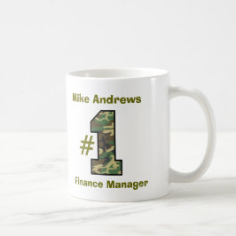 Numrera en finanschef V20 Kaffemugg
