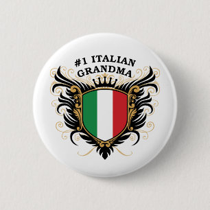 Numrera en italiensk mormor knapp