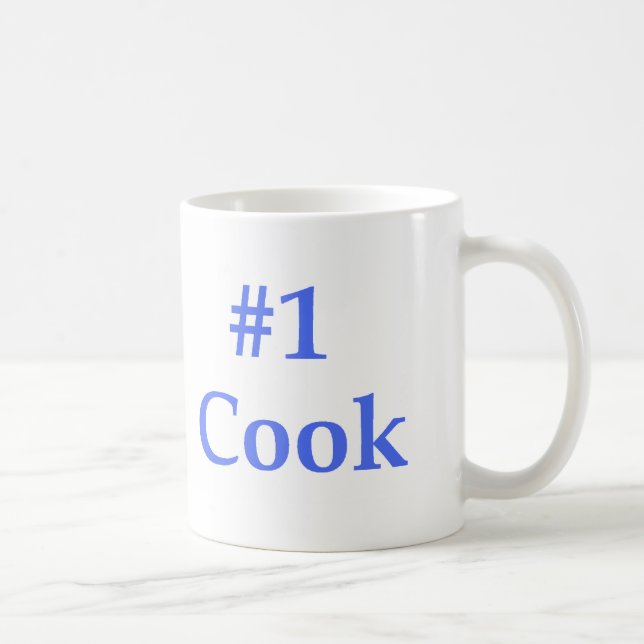 Numrera en kock kaffemugg (Höger)