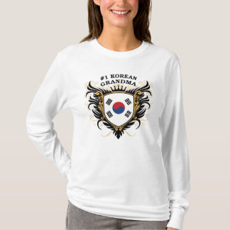 Numrera en koreansk mormor t shirt